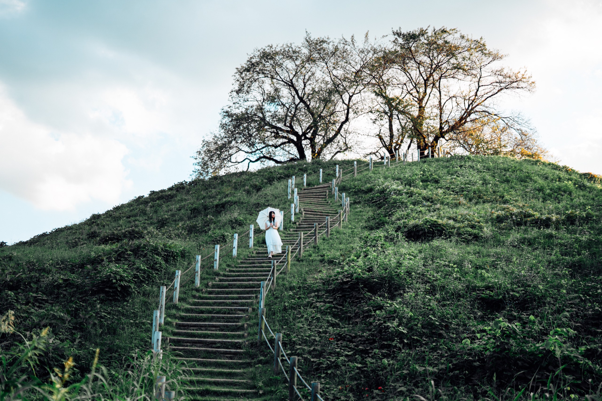 Inariyama Kofun, Japan photography by Spenser Sembrat